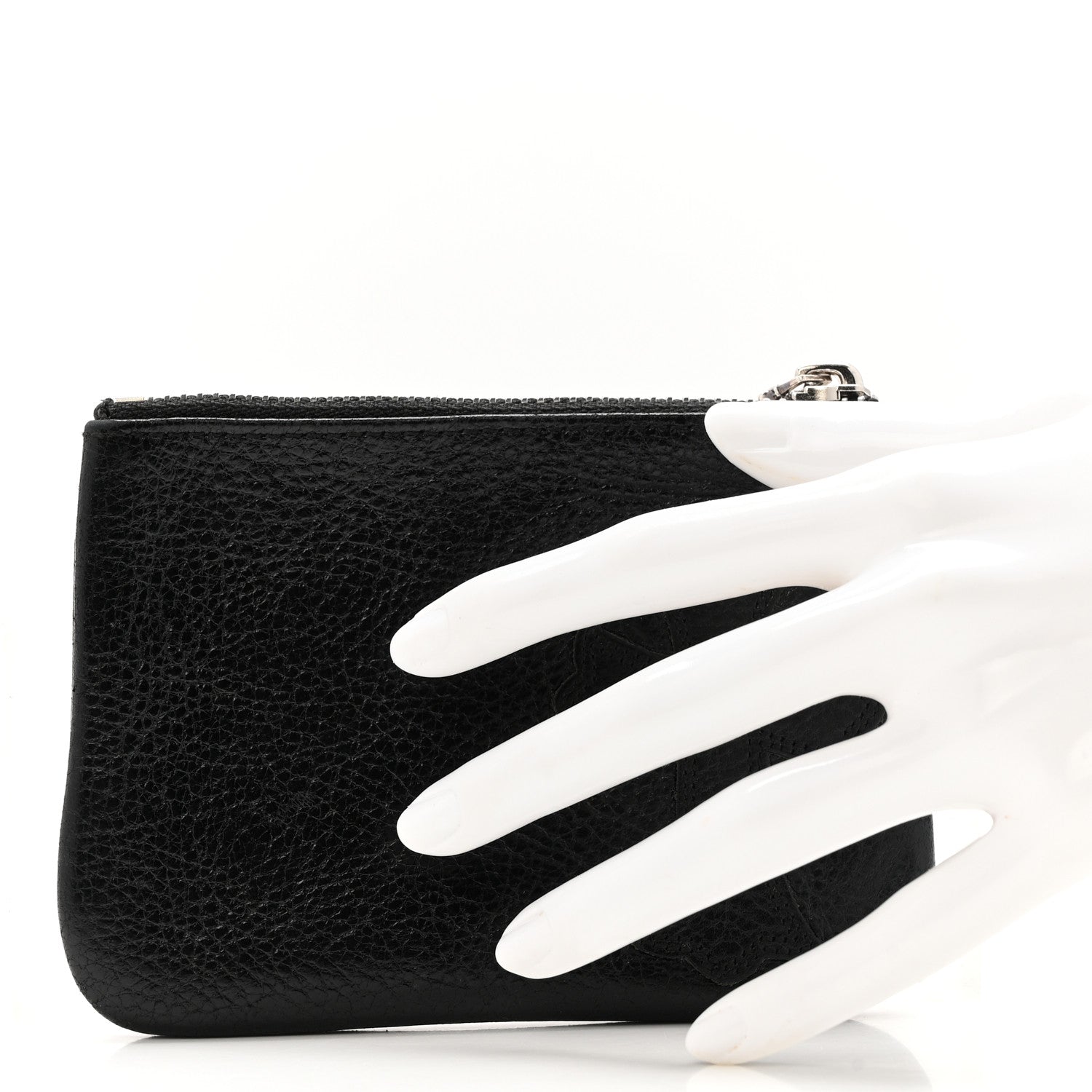 Chrome Hearts Grained Calfskin Coin Pouch Black 2 of 8