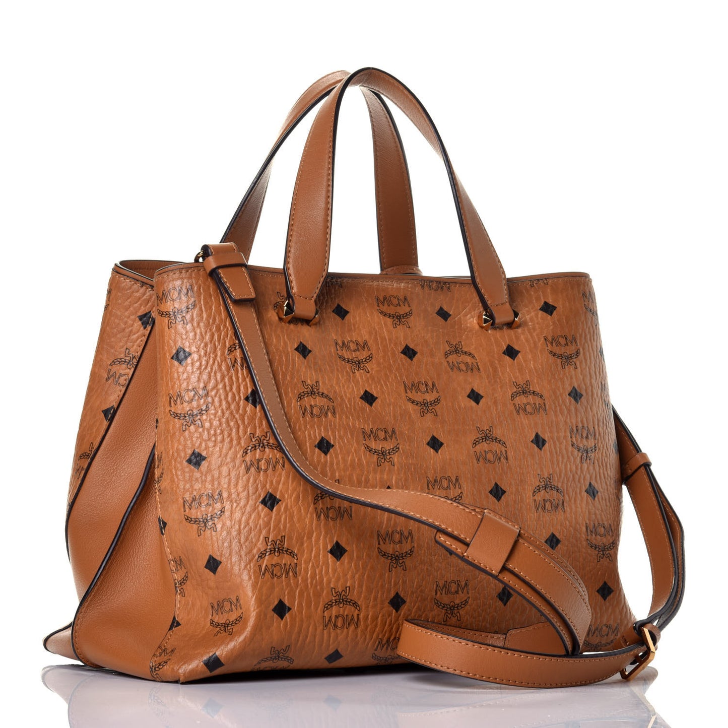 Visetos Large Essential Tote Cognac
