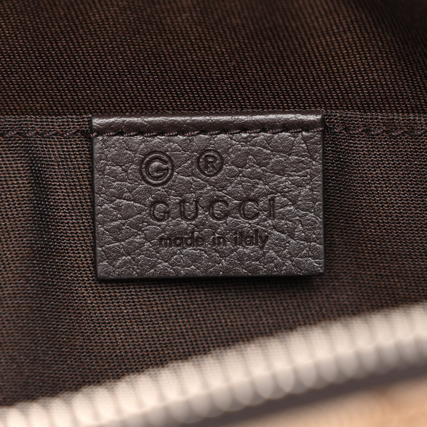 Monogram Belt Bag Dark Brown