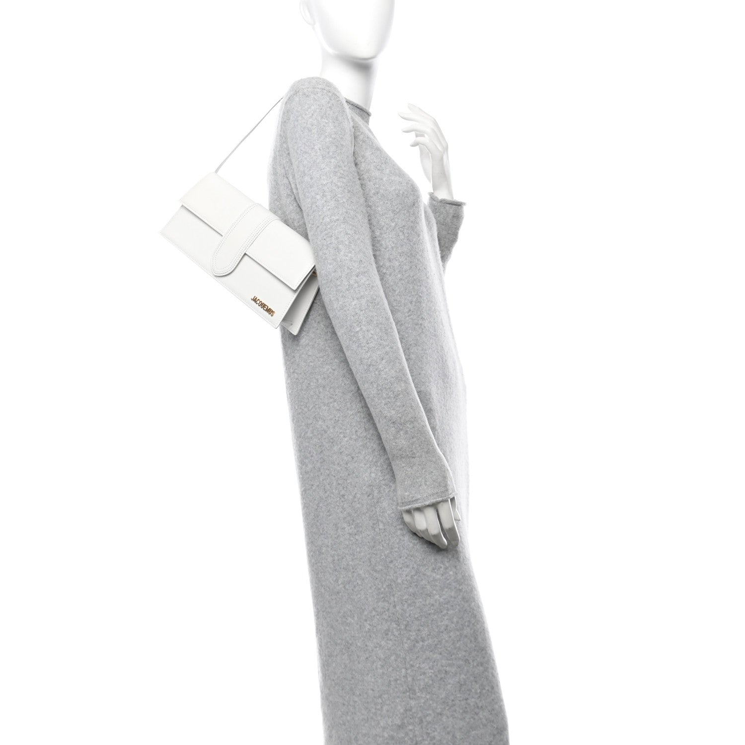 Jacquemus Smooth Calfskin Le Bambino Long White 2 of 10