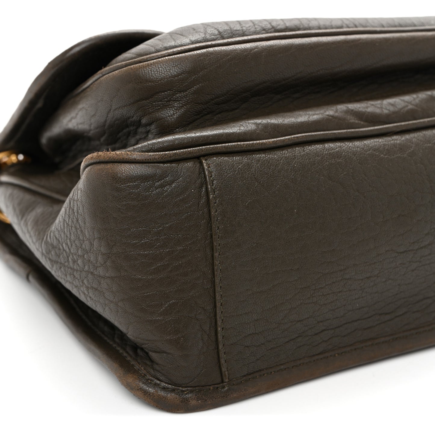 Grained Lambskin Monogram Medium Niki Chain Satchel Light Musk