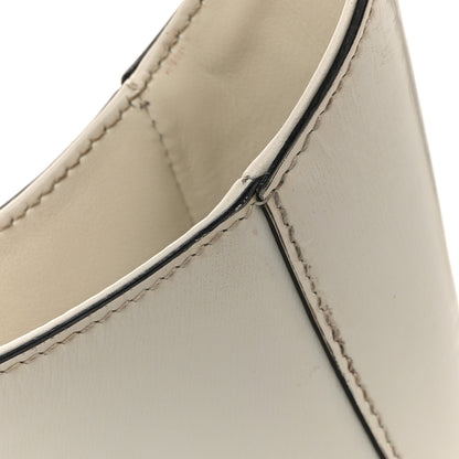 Prada Brushed Calfskin Cleo Adjustable Strap Shoulder Bag White 13 of 13