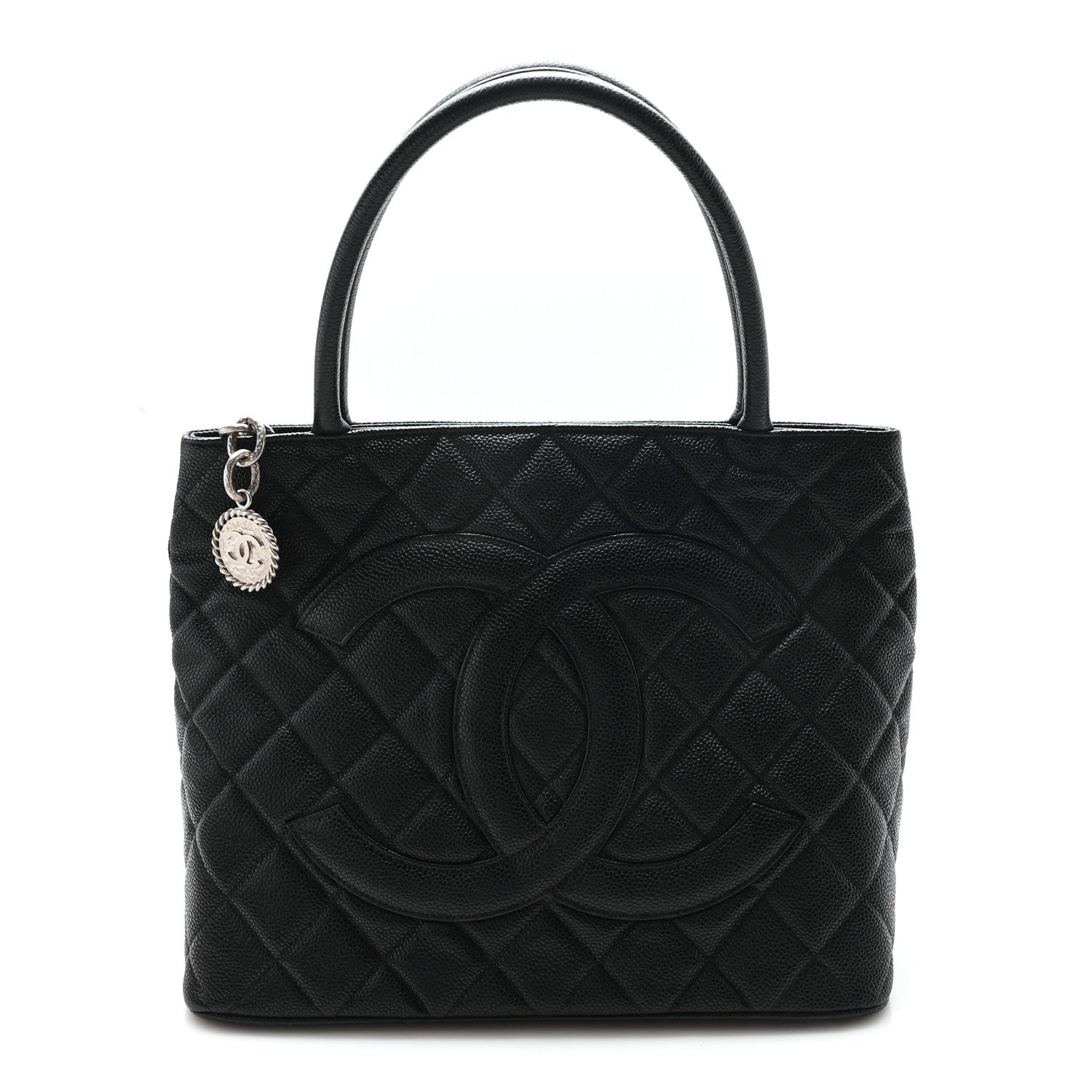 Chanel Caviar Quilted Medallion Tote Black 1 of 10