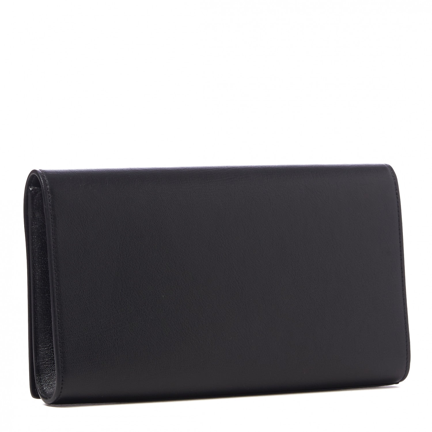 Saint Laurent Calfskin Monogram Large Belle De Jour Clutch Black 2 of 8