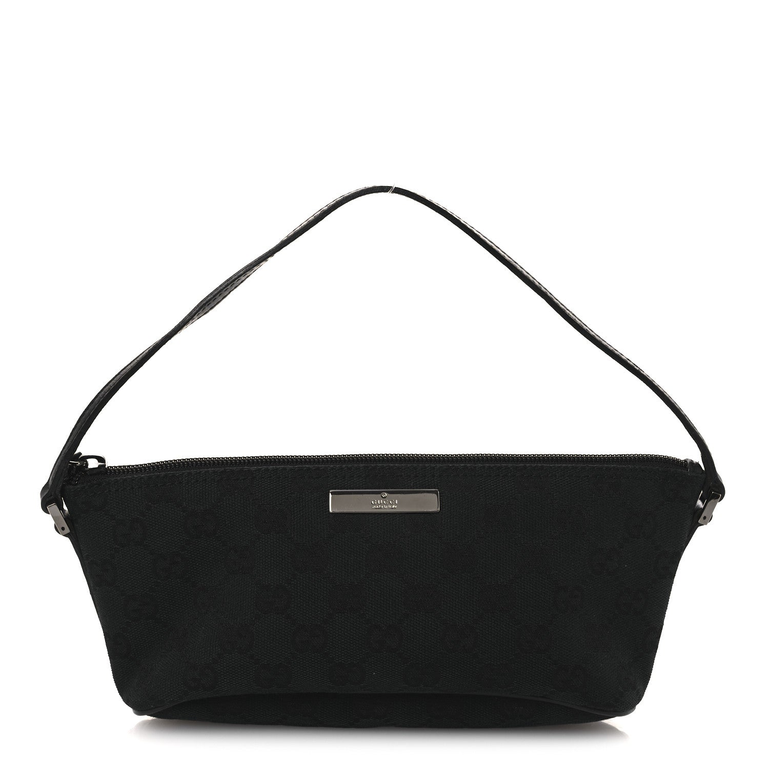 Gucci Monogram Boat Pochette Black 1 of 11