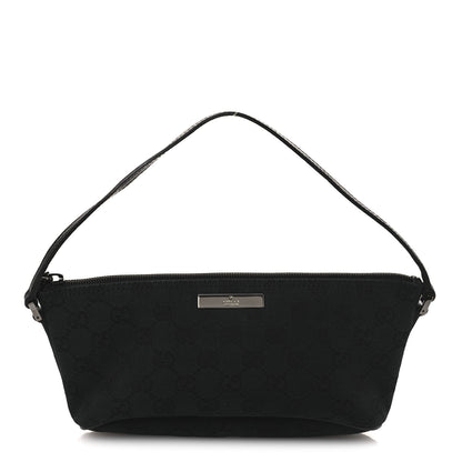 Gucci Monogram Boat Pochette Black 1 of 11