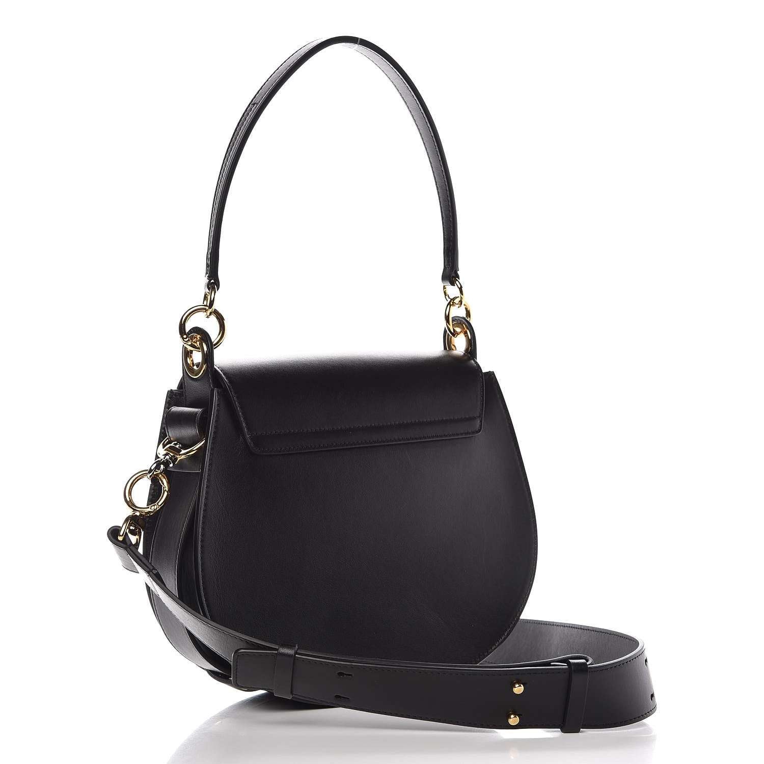Chloe Calfskin Large Tess Bag Black 4 of 8