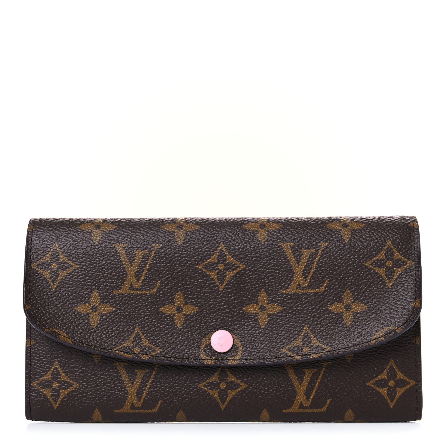 Louis Vuitton Monogram Emilie Wallet Rose Ballerine 1 of 10
