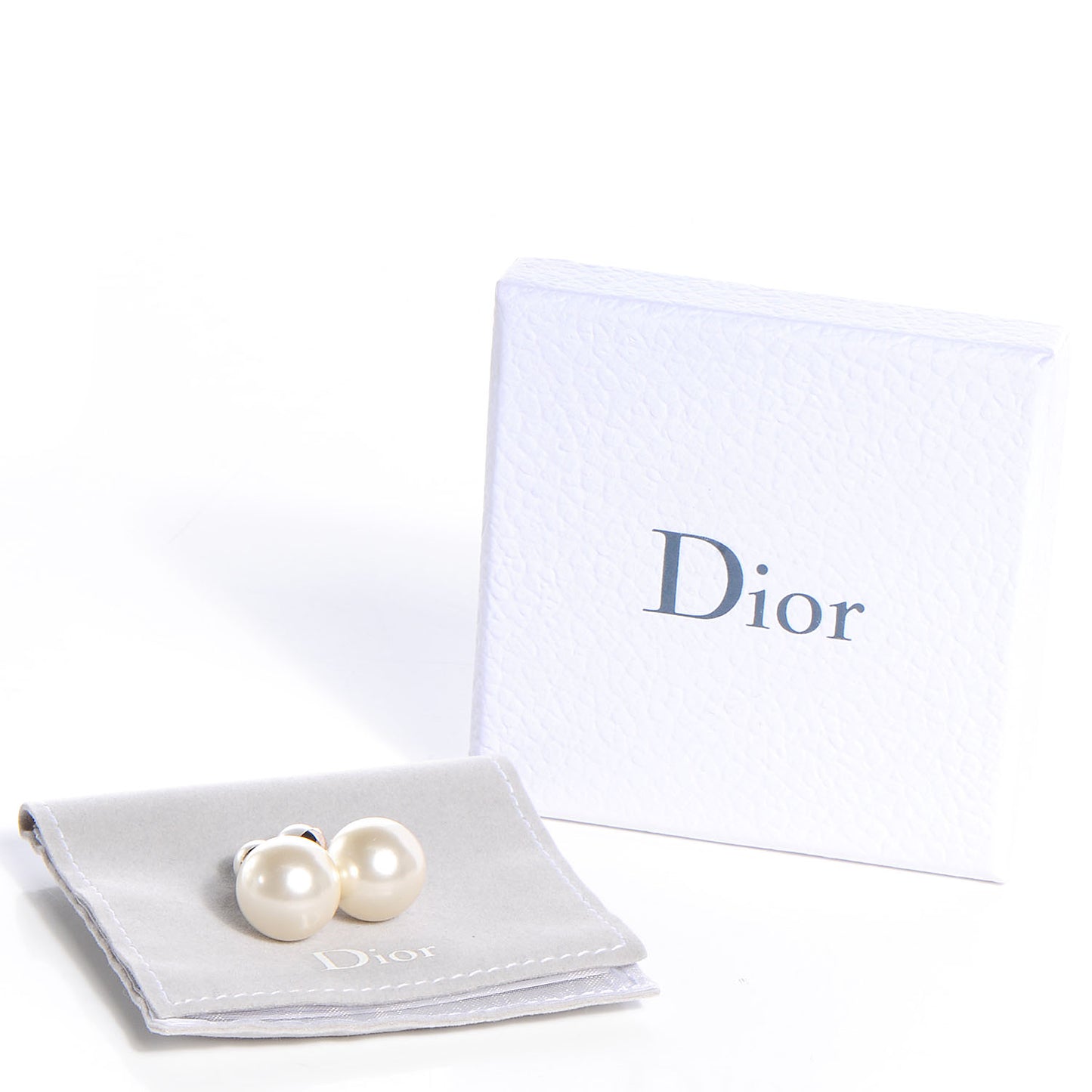 CHRISTIAN DIOR Mise En Dior Tribal Earrings Cream