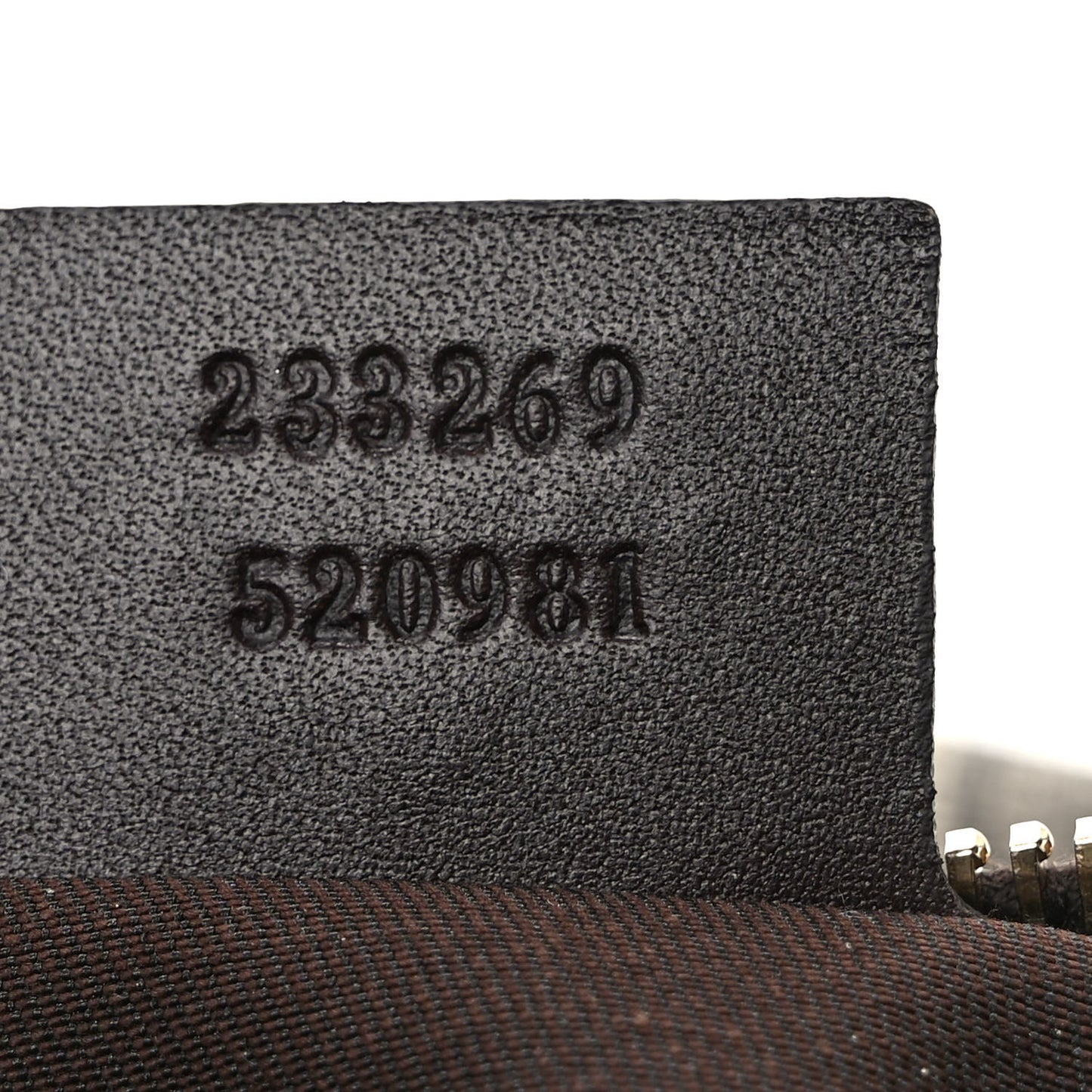 GG Supreme Monogram Belt Bag Dark Brown