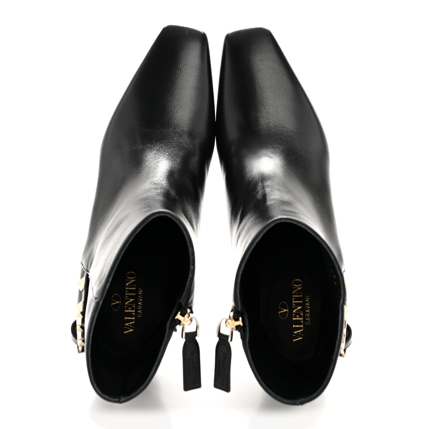 Valentino Garavani Nappa Rockstud 40mm Ankle Boots 37 Black 2 of 11