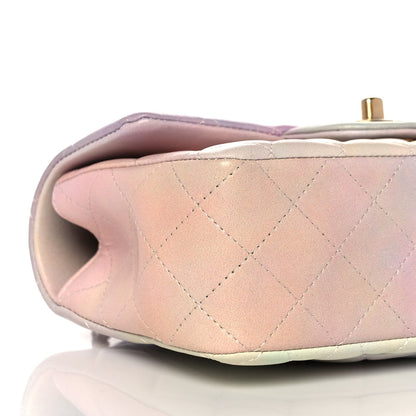 Chanel Lambskin Quilted Ombre Mini Top Handle Rectangular Flap Pink Multicolor 7 of 9