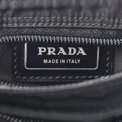 Prada Tessuto Nylon Flat Messenger Bag Black 5 of 7