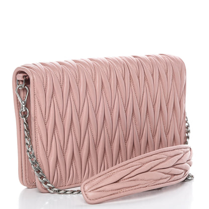 Miu Miu Nappa Matelasse Crossbody Orchidea 4 of 11