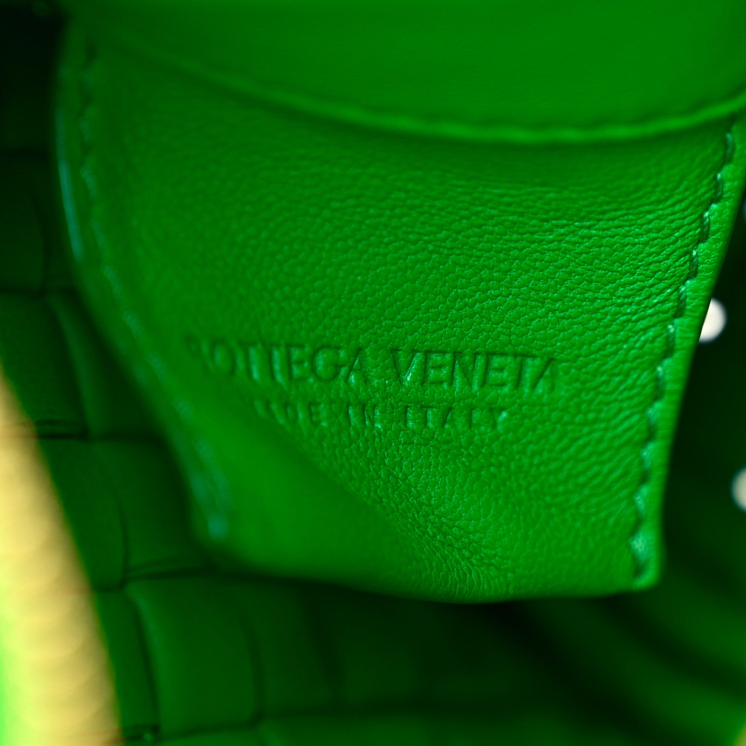 Bottega Veneta Rubber Intreccio Padded Mini Jodie Parakeet 6 of 10