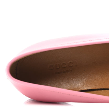 Gucci Betis Glamour Calfskin Womens Jordaan Loafers 37 Butterfly Pink 8 of 9