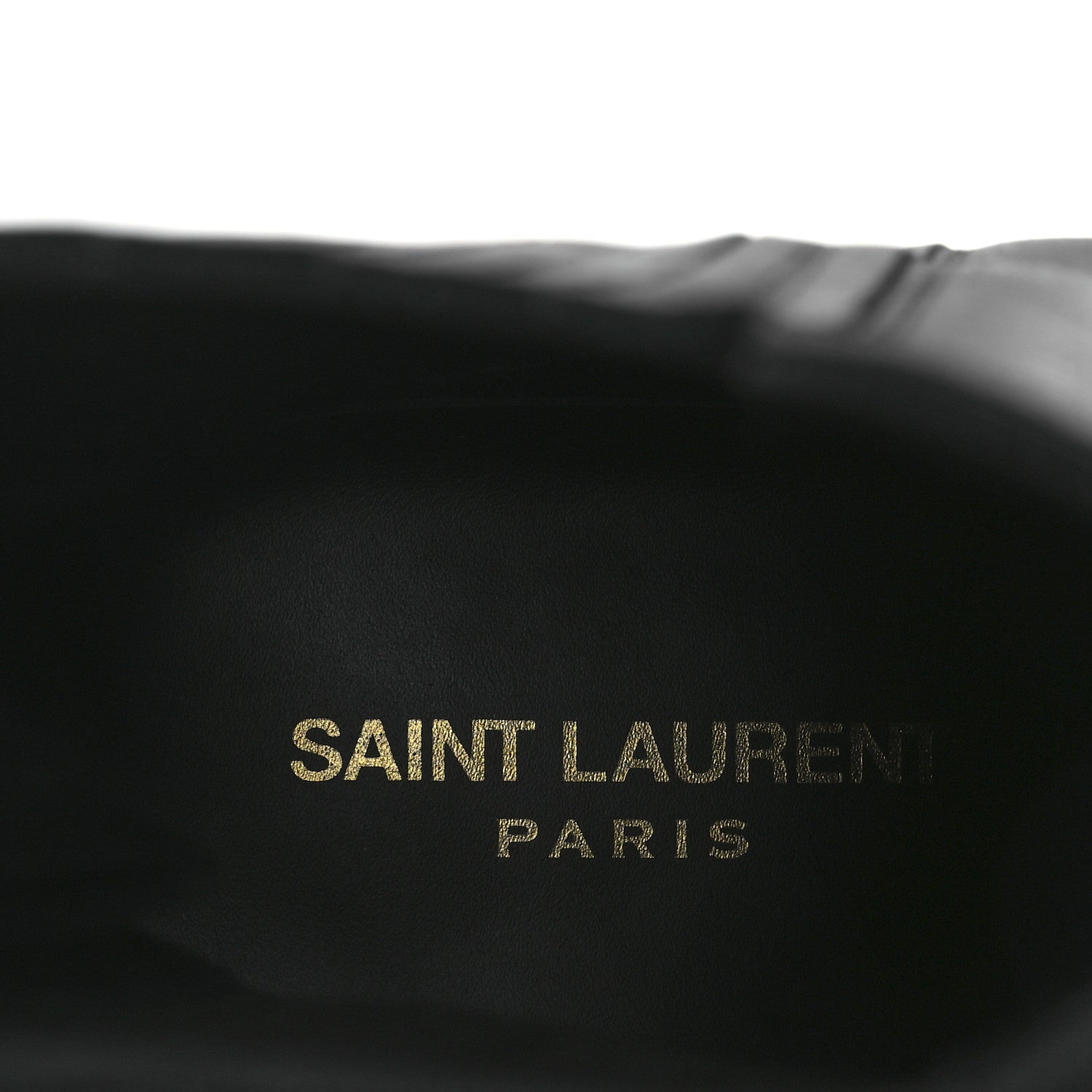 Saint Laurent Calfskin Brit Souple Ankle Boots 37.5 Black 9 of 11