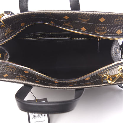 MCM Gradation Visetos Medium Tote Black Gold 5 of 10