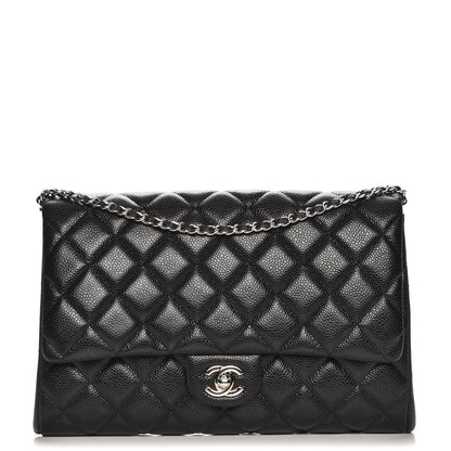 Chanel Caviar Quilted Clutch With Chain Flap Black 1 of 8