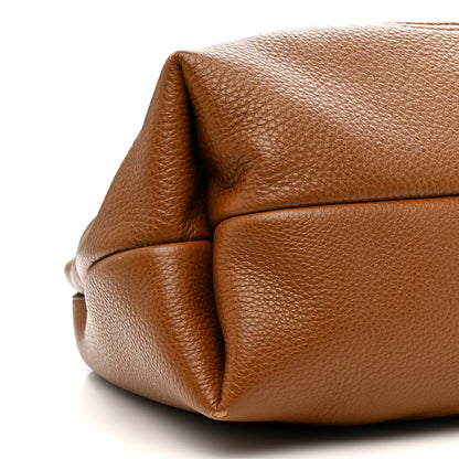 Gucci Grained Calfskin Softbit Maxi Shoulder Bag Brown 10 of 13