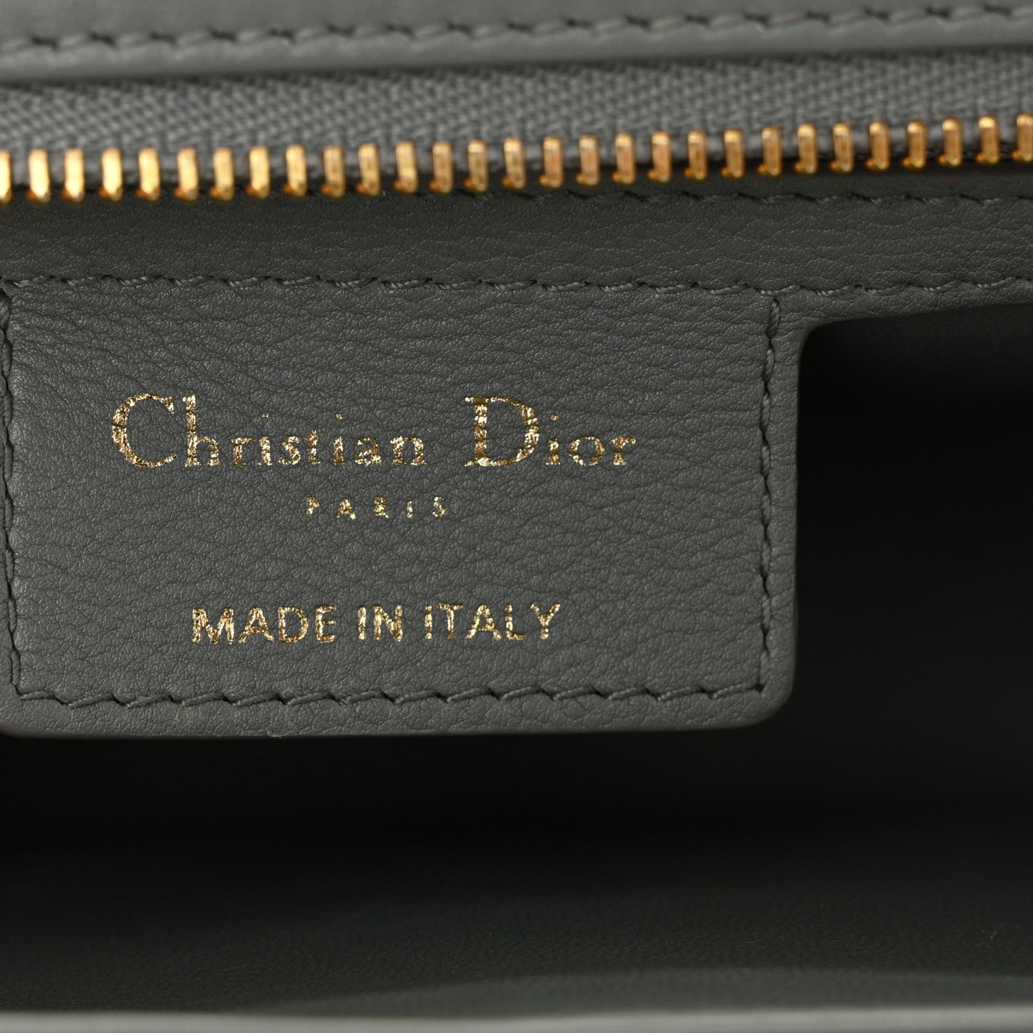 Christian Dior Calfskin Cannage Medium Caro Bag Ethereal Grey 6 of 11