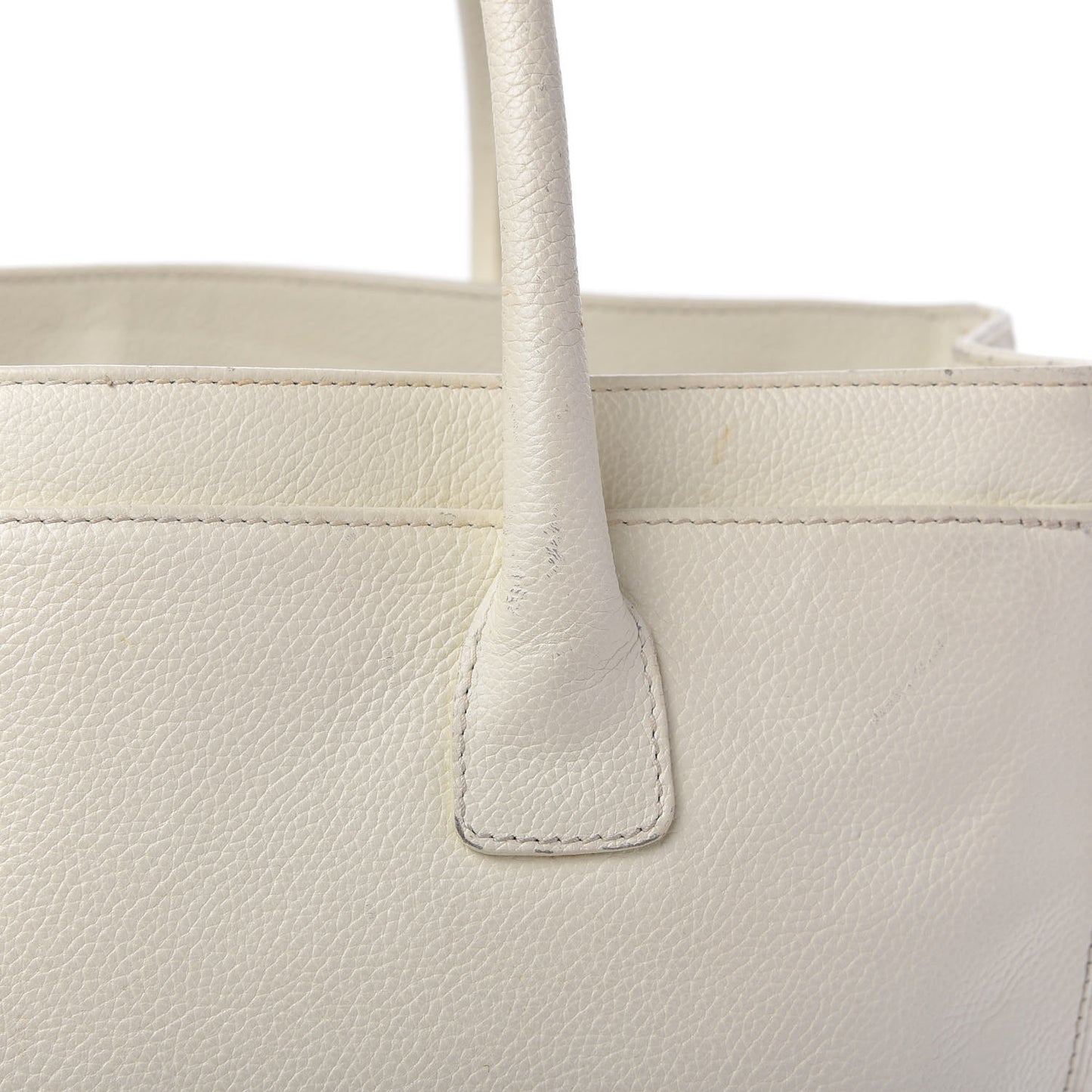 Caviar Cerf Executive Shopper Tote White