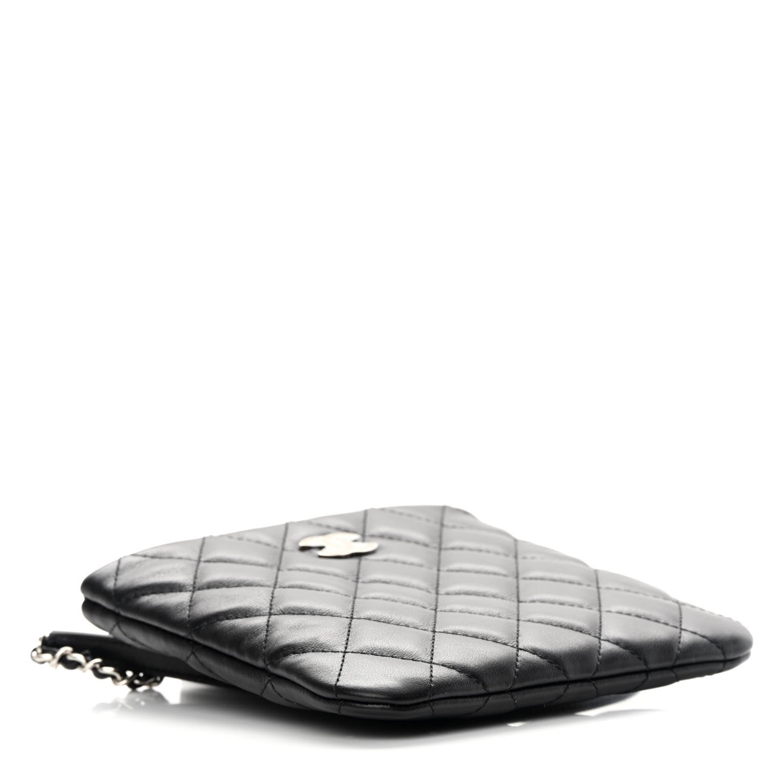 Chanel Lambskin Quilted Crossbody Bag Black 4 of 12