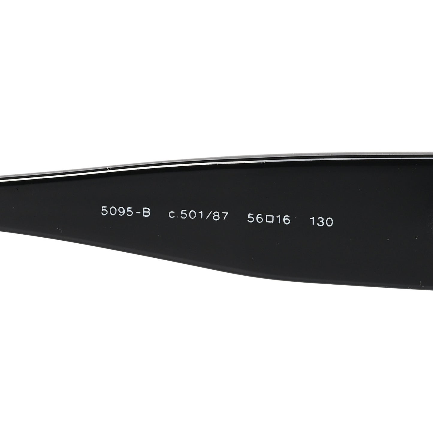 Crystal CC Logo Sunglasses 5095-B Black