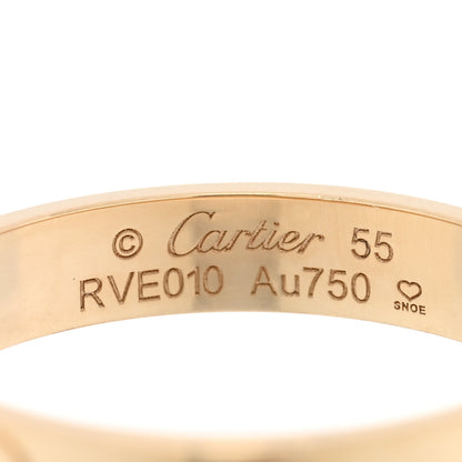 Cartier 18K Yellow Gold 3.5mm LOVE Wedding Band Ring 55 7.25 4 of 4