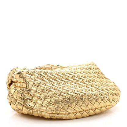 Bottega Veneta Metallic Nappa Intrecciato Mini Jodie Gold 4 of 10