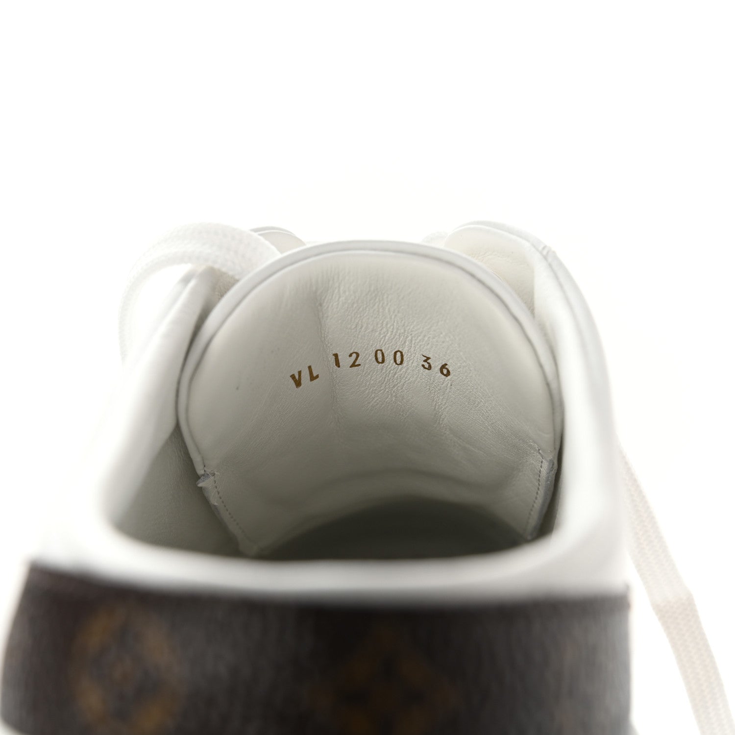 Louis Vuitton Monogram Womens Stellar Open Back Sneakers 36 White 7 of 8