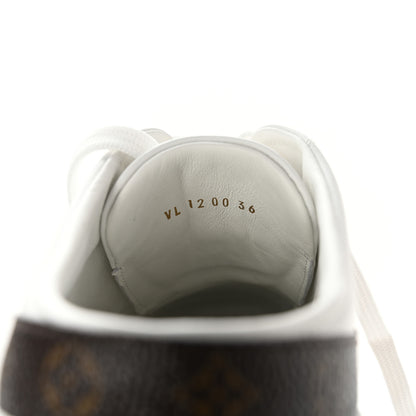 Louis Vuitton Monogram Womens Stellar Open Back Sneakers 36 White 7 of 8
