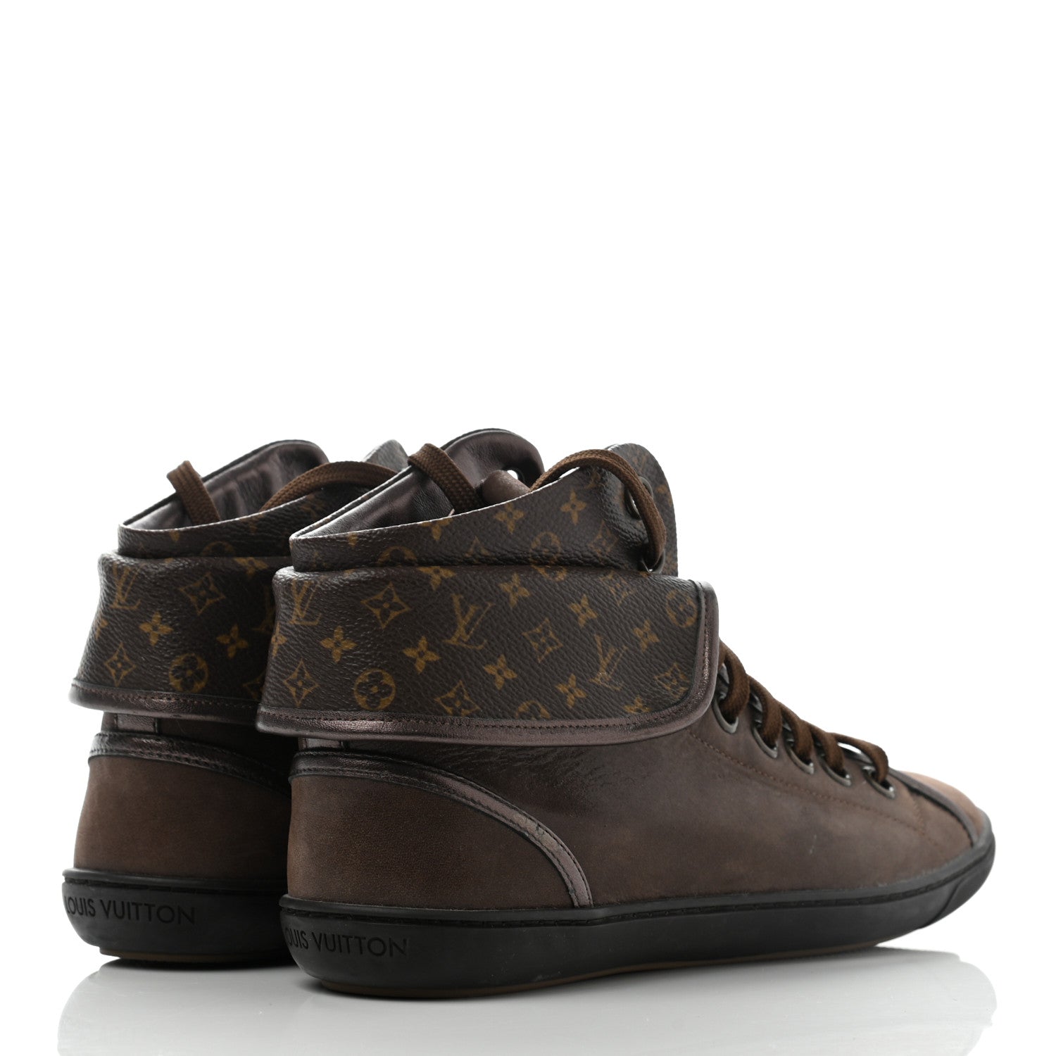 Louis Vuitton Calfskin Monogram Brea Sneaker 37 Brown 4 of 11