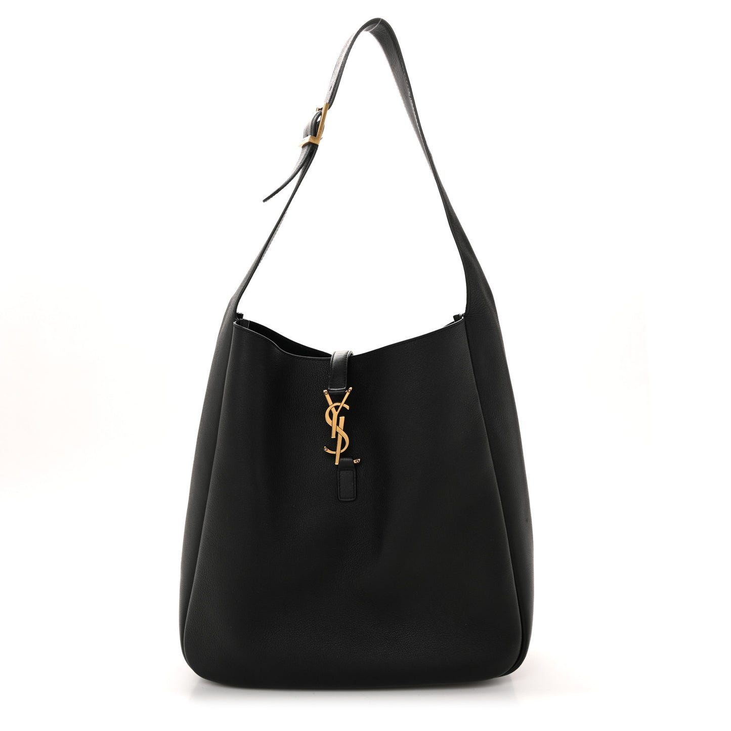 Smooth Calfskin Large Le 5 A 7 Soft Hobo Black