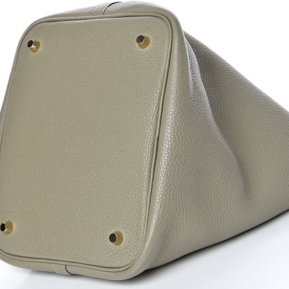 Hermes Taurillon Clemence Picotin Lock 22 MM Sauge 6 of 10