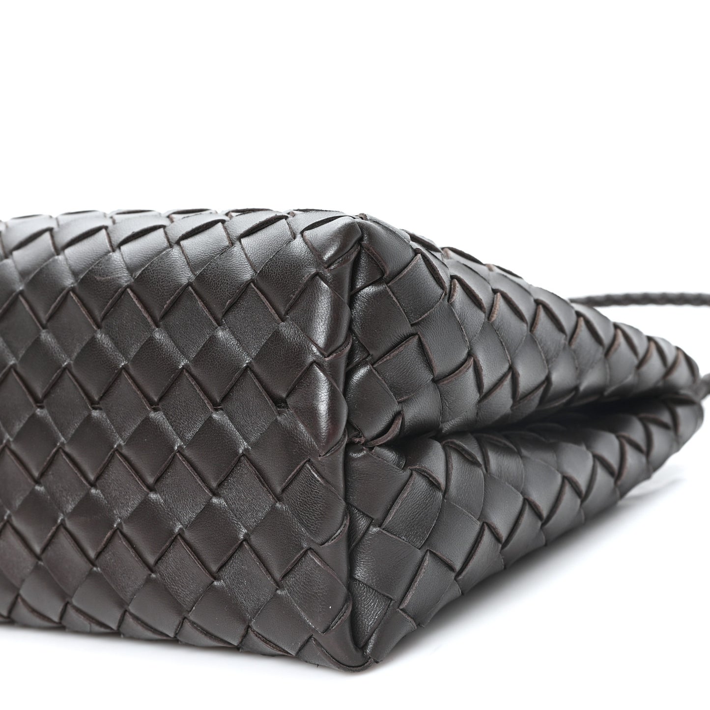 Nappa Intrecciato Small Andiamo Shoulder Bag Fondant