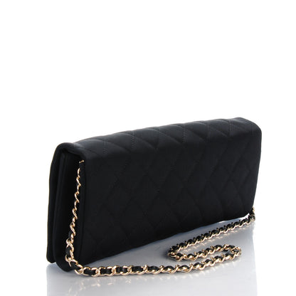Chanel Nylon Quilted Camellia Flap Black 3 of 7