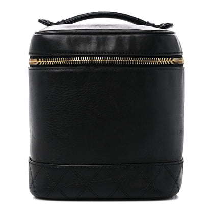 Chanel Lambskin Vanity Cosmetic Bag Black 1 of 15