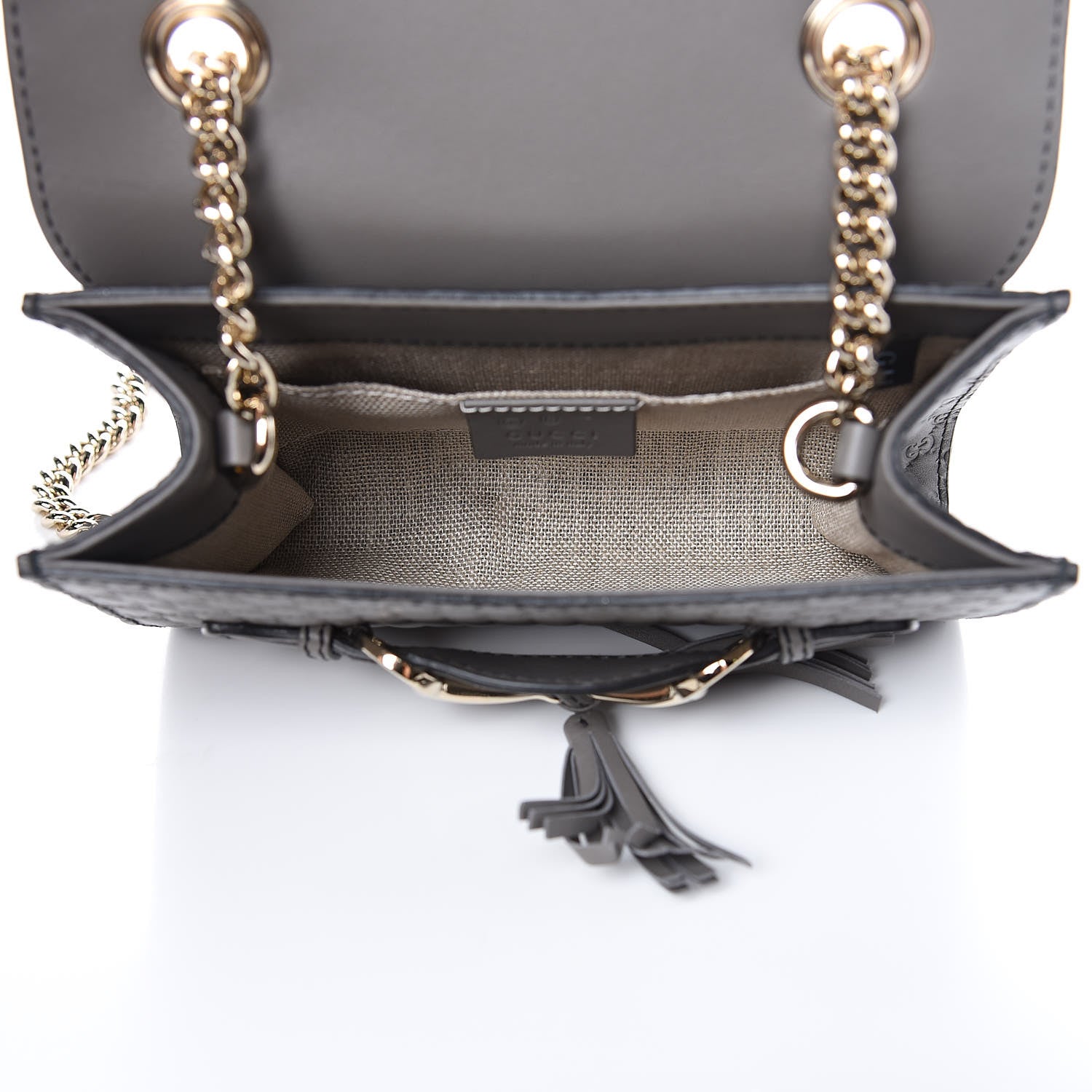 Gucci Soft Microguccissima Mini Emily Chain Shoulder Bag Loess 5 of 10