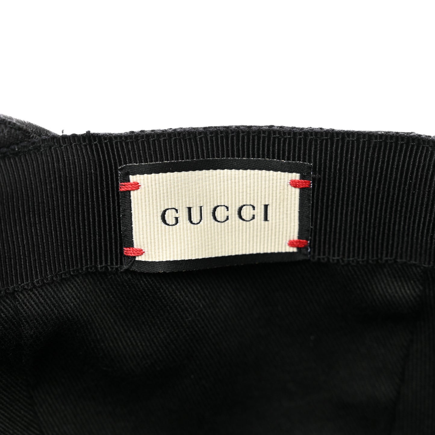 Monogram Web Baseball Hat M Black