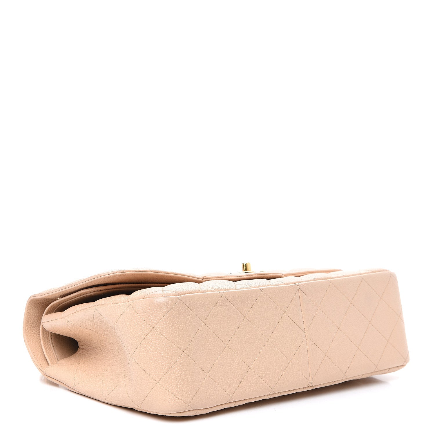 Chanel Caviar Quilted Jumbo Double Flap Beige Clair 3 of 11