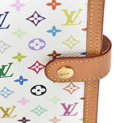 Louis Vuitton Monogram Multicolor Small Ring Agenda Cover White 14 of 14