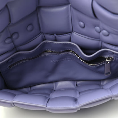 Bottega Veneta Lambskin Maxi Intreccio Padded Chain Cassette Crossbody Bag Lavender 4 of 12
