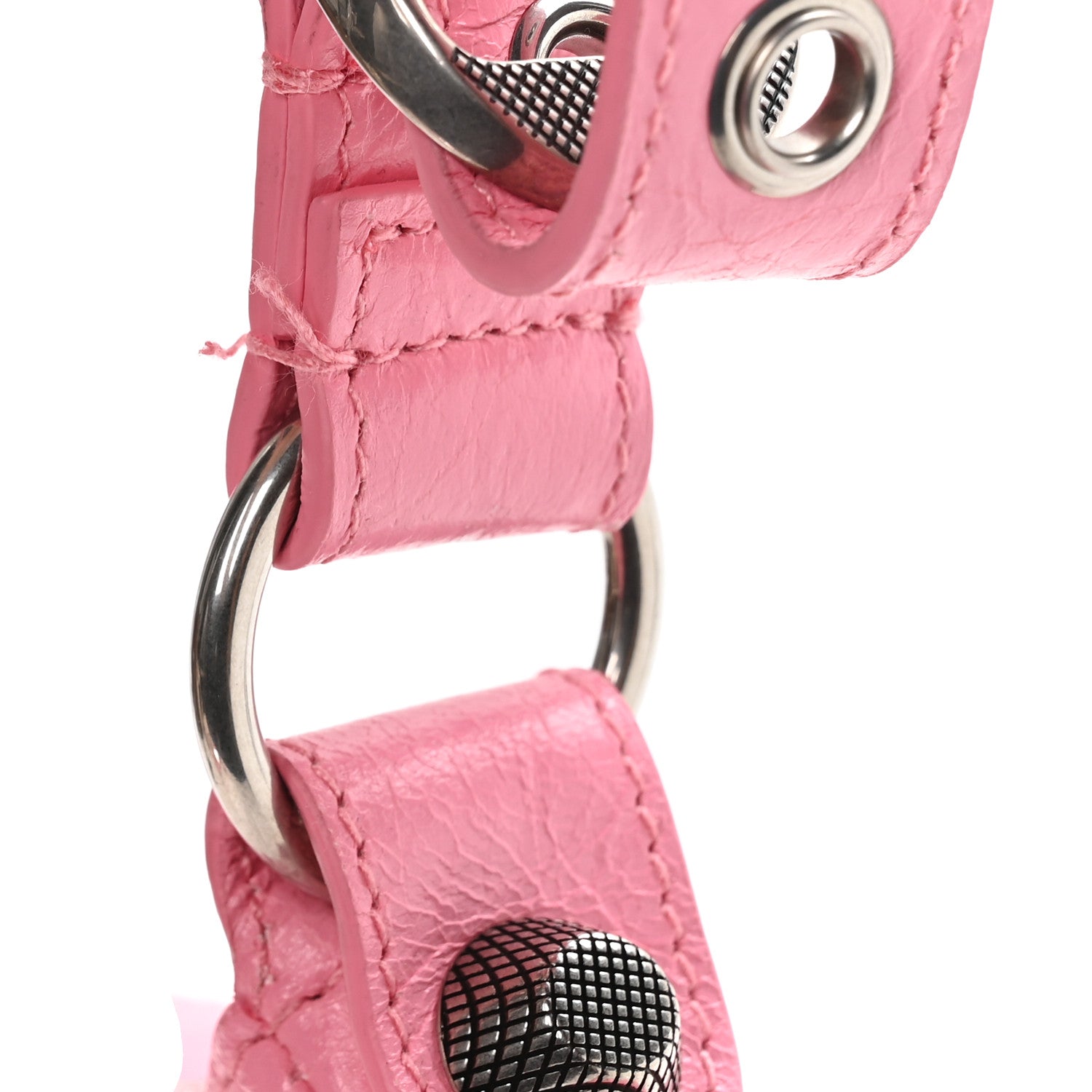 Balenciaga Agneau Arena Le Cagole Shoulder Bag XS Candy Pink 12 of 12