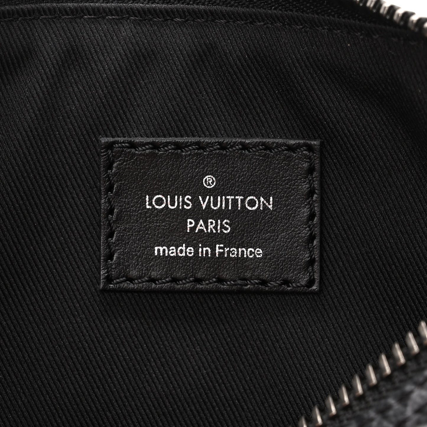 Reverse Monogram Eclipse Keepall XS Black