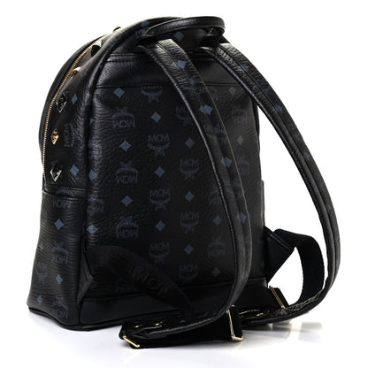 MCM Visetos Studded Small Stark M Backpack Black 2 of 5