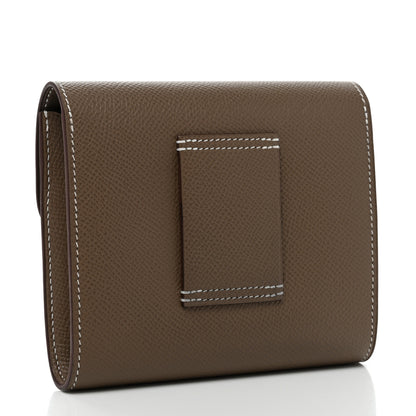 Hermes Epsom Constance Compact Passant Wallet Etoupe 3 of 7