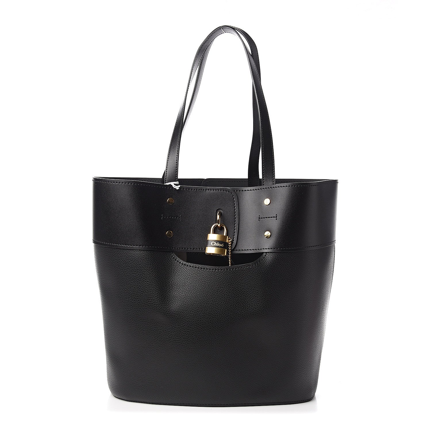 Chloe Smooth Grained Calfskin Medium Aby Tote Black 2 of 9
