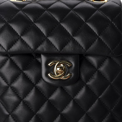 Chanel Calfskin Quilted Mini Urban Spirit Backpack Black 9 of 10