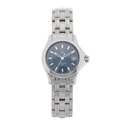 Omega Stainless Steel 25mm Seamaster Quartz Watch Blue 2581.81 1 of 4